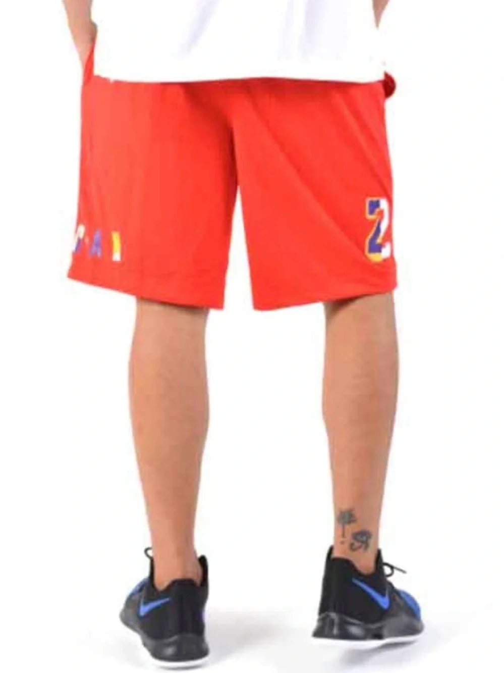 Nike Jordan Mesh Basketball Multicolor Graphic 23 Red Shorts Men’s XXL NWT